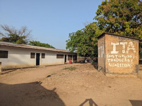 Training room in background at Lendem site