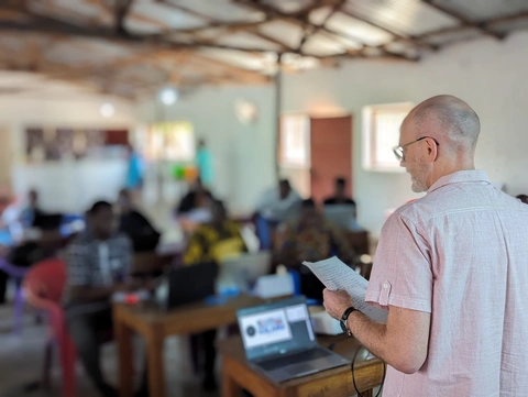 John giving opening remarks