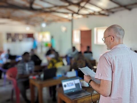 John giving opening remarks