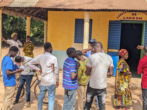 Sunday at the Lendem church