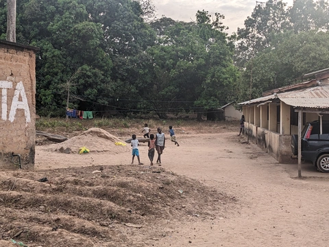 Staff members' children at play