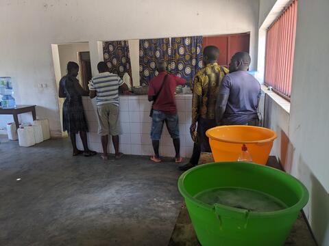 Mealtime on the last day of teaching