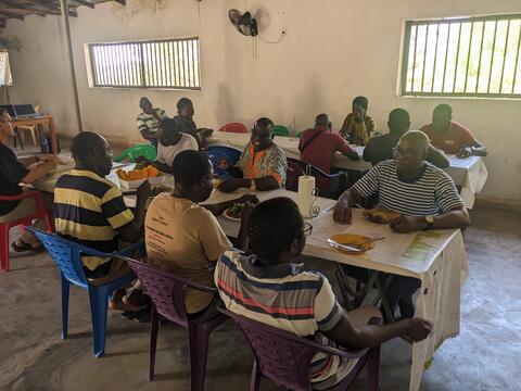 Mealtime on the last day of teaching