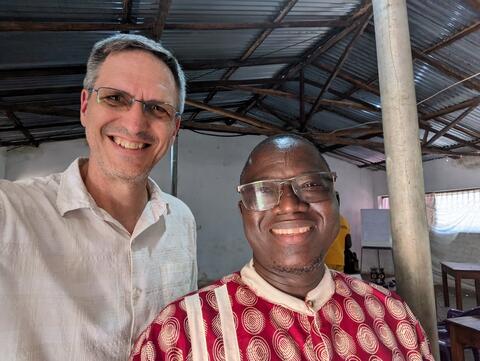 Eric and faithful translator Cutsau