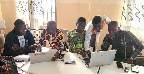 Helping each other in class