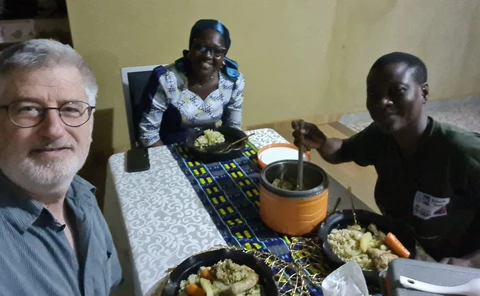 Evening Meals with our hostess