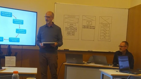 John and David introduce the closing ceremony