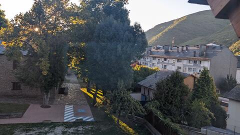 View of the courtyard from bedroom window