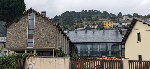 Rear view of the guest house