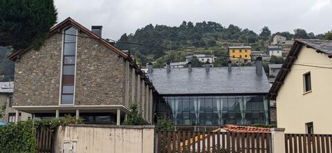 Rear view of the guest house