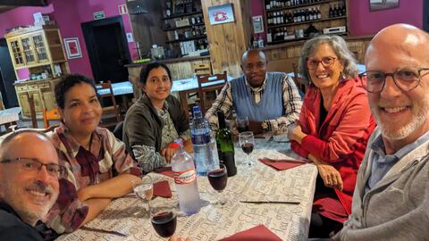 Evening meal on Saturday at La Tintorería