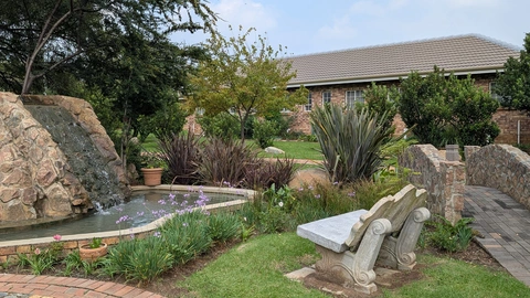 Resurrection pool by the chapel