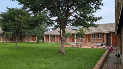 Bedrooms and meeting room were around this courtyard