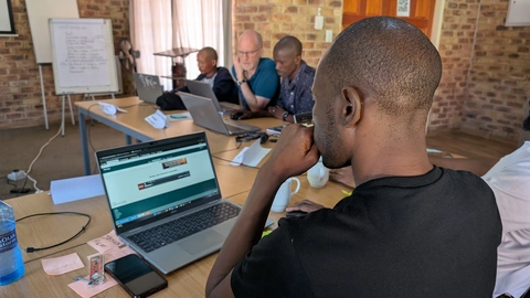 Students at work Day 4