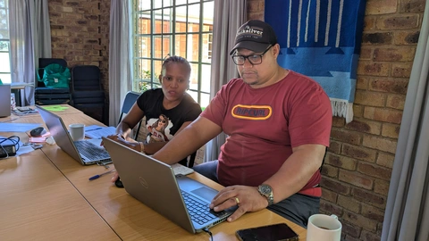 Students at work Day 4