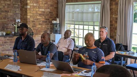 Wycliffe SA director Alan Webster attended the celebration