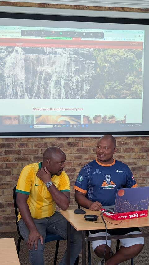 seSotho website demonstration