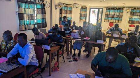 Teams at work Day 2, David Lowry (Karon consultant) helping