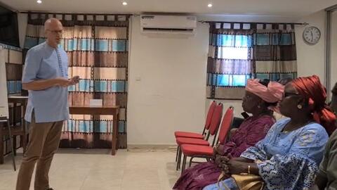 John introduces the website showcase session at the celebration