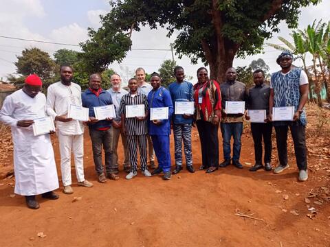 Participants with certificates