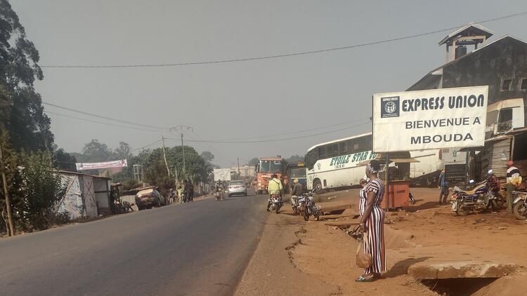 entrance to the town to Mbouda
