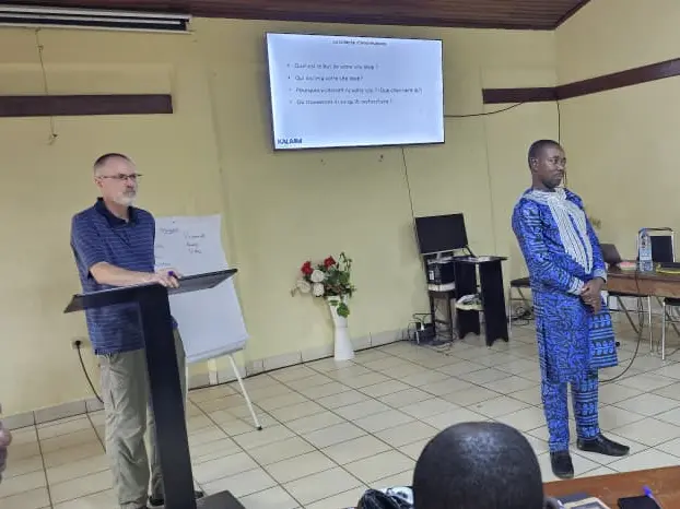 Jacques translating for David